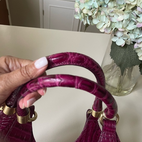 Brahmin Elisa. Gorgeous violet color. Worn once - Picture 5 of 8